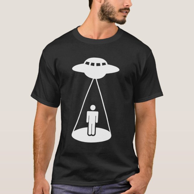 UFO-Abduktion T-Shirt (Vorderseite)