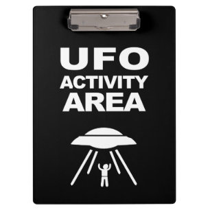 UFO-Aktivitätsbereich, Geekdesign Klemmbrett