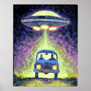 UFO Alien Abduction Poster