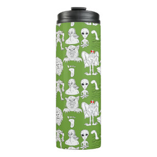 UFO, Alien, Bigfoot, Mothman, Dogman, Cryptids Thermosbecher