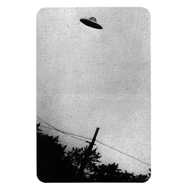 UFO Alien Extraterrestriale Raumsonde Top Geheimni Magnet (Vertikal)