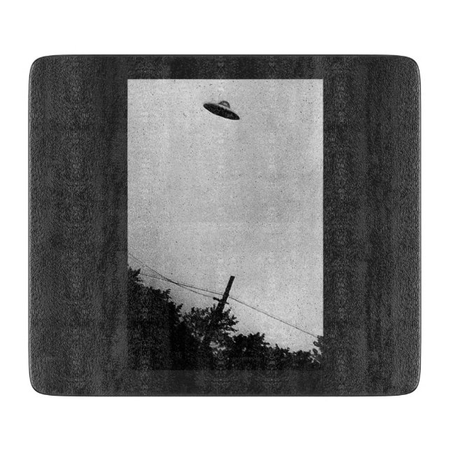 UFO Alien Extraterrestriale Raumsonde Top Geheimni Schneidebrett (Vorderseite)