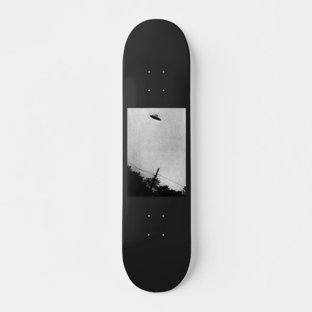 UFO Alien Extraterrestriale Raumsonde Top Geheimni Skateboard (Vorne)