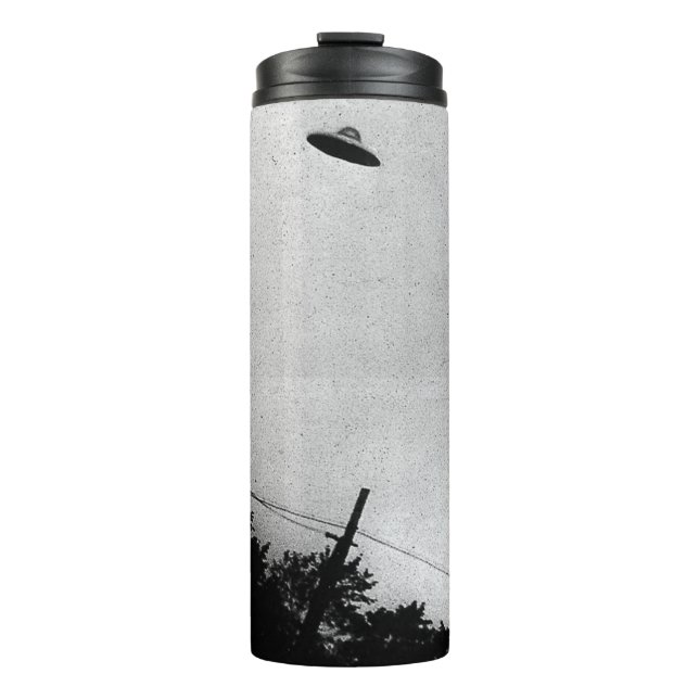 UFO Alien Extraterrestriale Raumsonde Top Geheimni Thermosbecher (Vorderseite)