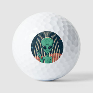 UFO-Alien Golfball