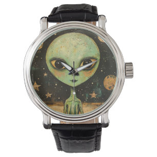 UFO-Alien Herren Armbanduhr
