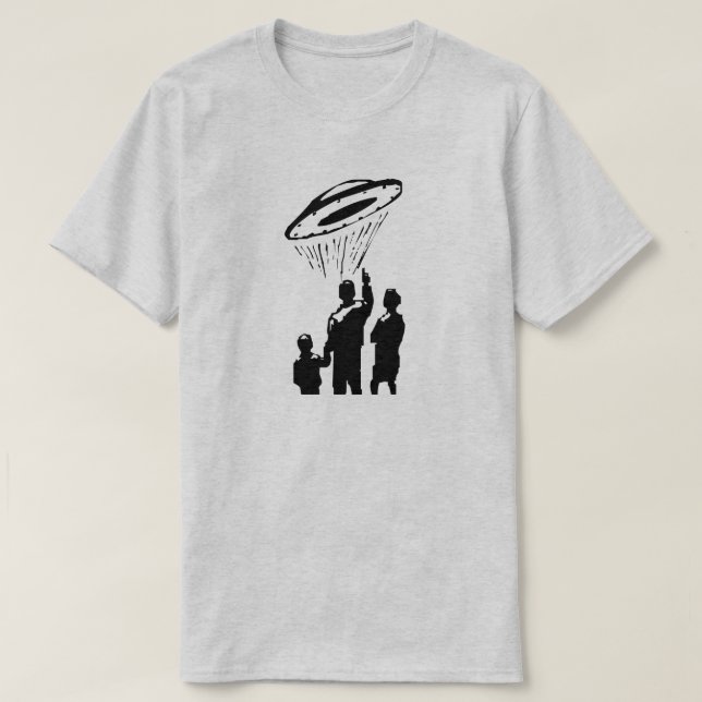 UFO-Anvisieren T-Shirt (Design vorne)