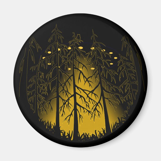 UFO Art Kühlschrankmagnet Coole U.F.O Magnete & Ge (Vorne)