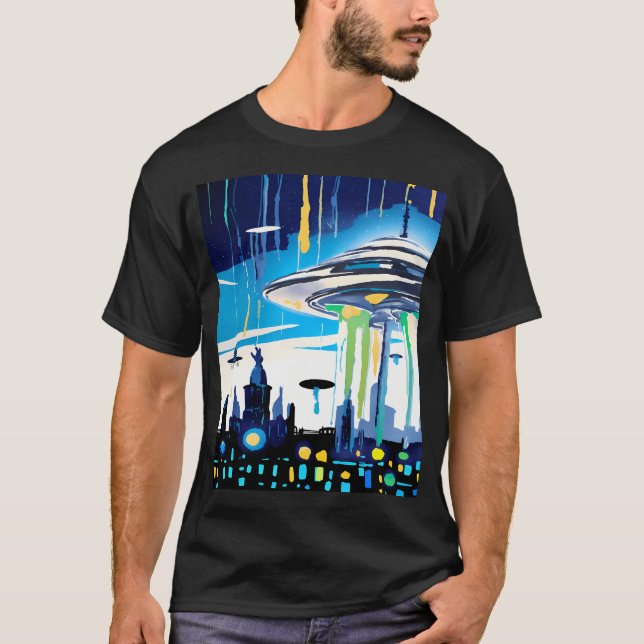 Ufo Attack T-Shirt (Vorderseite)
