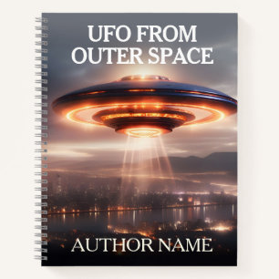 UFO-Außerirdischen Buchabdeckung Inspiration Noteb Notizbuch