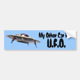 UFO-Autoaufkleber Autoaufkleber