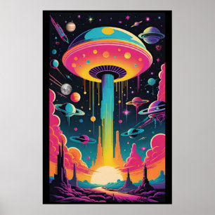 UFO-Begegnung auf Planet 9 Poster