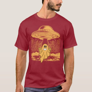 UFO-Begegnung Lachender Geist Design T-Shirt