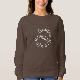 UFO besticktes Hemd Sweatshirt