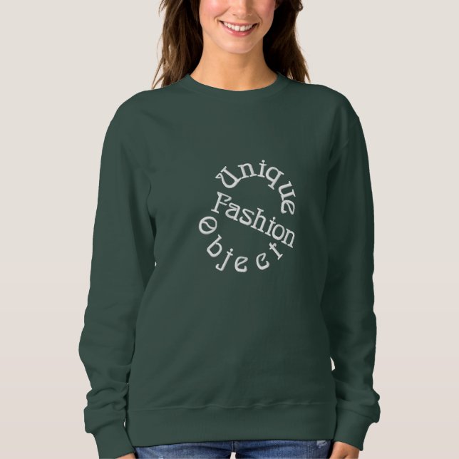 UFO besticktes Shirt (Vorderseite)