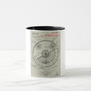 UFO Blueprint Tasse