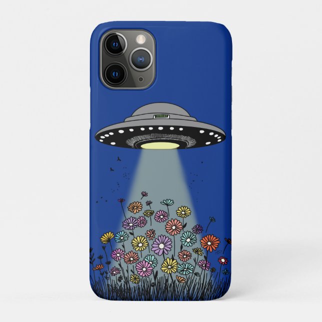 UFO-Blume aufblähen Case-Mate iPhone Hülle (Rückseite)