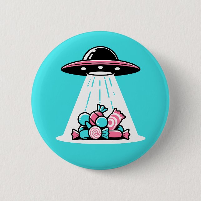 UFO Candy Button (Vorderseite)