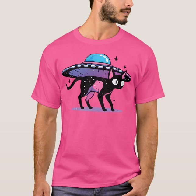 Ufo Cat T-Shirt (Vorderseite)