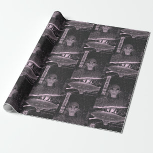 UFO-Design Geschenkpapier