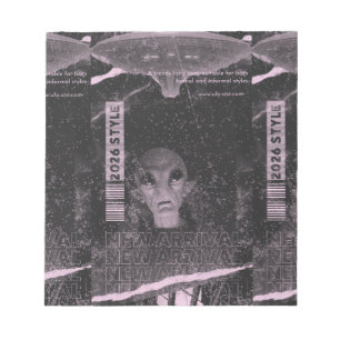 UFO-Design Notizblock
