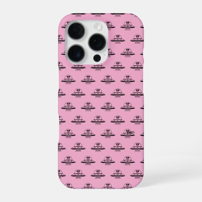Ufo dog CG17s iPhone 16 Pro Hülle (Rückseite)
