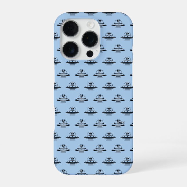 Ufo dog CG17s iPhone 16 Pro Hülle (Rückseite)
