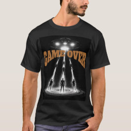 UFO Encounter Over Distant Planet: Cosmic Abductio T-Shirt