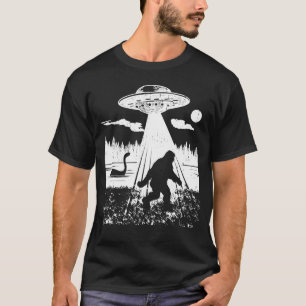 UFO-Entführung Funny Sasquatch Außerirdischen Kryp T-Shirt