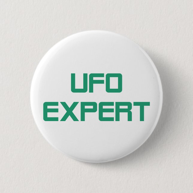 UFO-Experte Button (Vorderseite)