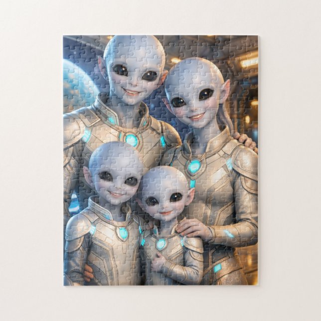 UFO-Familie  ("Family from another galaxy")
