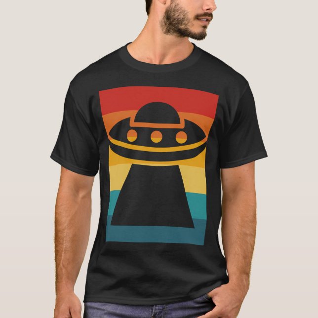 Ufo Flying Saucer Extraterrestrial T-Shirt (Vorderseite)