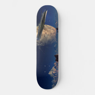 UFO-Foreign World-SciFi Landschaft Skateboard