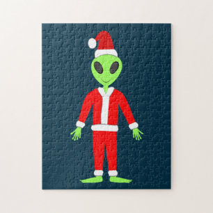 UFO Ho Ho Father Weihnachts-Alien