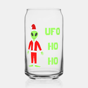 UFO Ho Ho Father Weihnachts-Alien Dosenglas