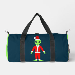 UFO Ho Ho Father Weihnachts-Alien Duffle Bag