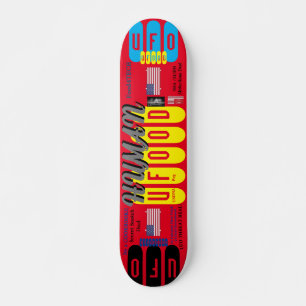 UFO HUMAN FOOD 7 3/4" Skateboard Deck