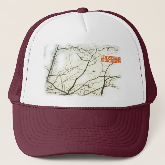 UFO im Baum Truckerkappe (Vorderseite)