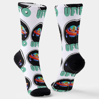 Ufo im Weltraum Socken