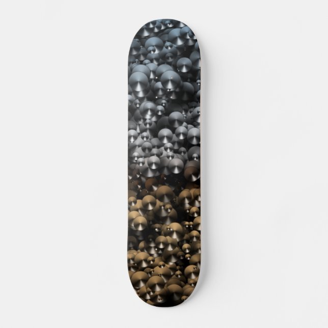UFO Invasion Camouflage Skateboard (Vorderseite)