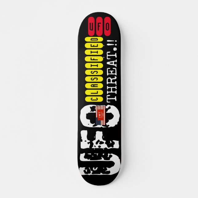 UFO JMT SKATEBOARD Skateboard, 7¾" Deck (Vorne)