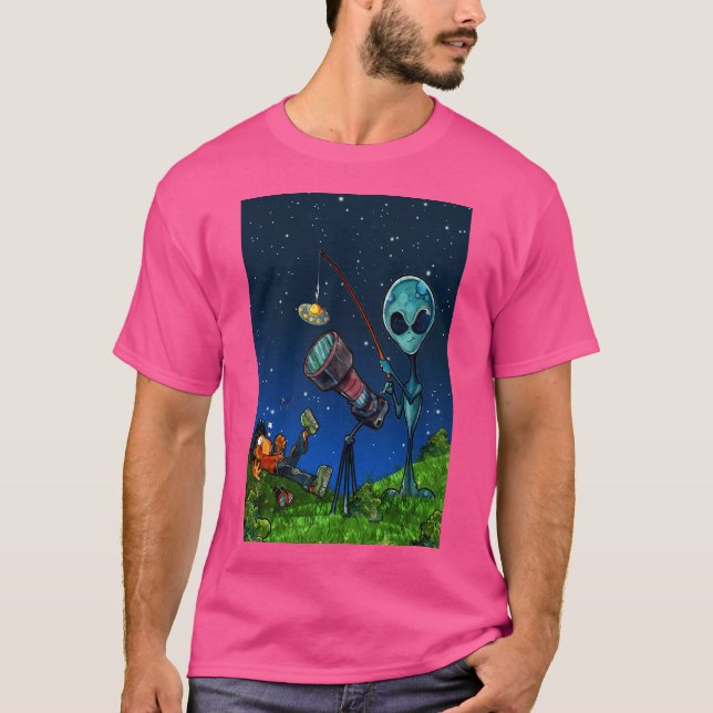 Ufo Kid - Ufo on a string T-Shirt (Vorderseite)
