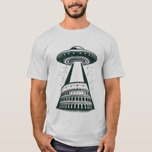 UFO Kolosseum - Einzigartiges und Whimsicalisches T-Shirt