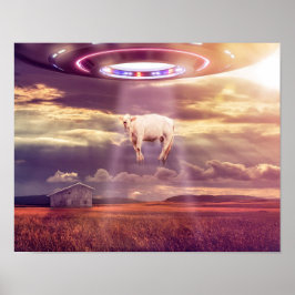 UFO Kuh "Entführung Encounter Poster