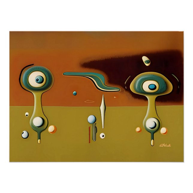 UFO-Landeplatz Poster (Vorderseite)