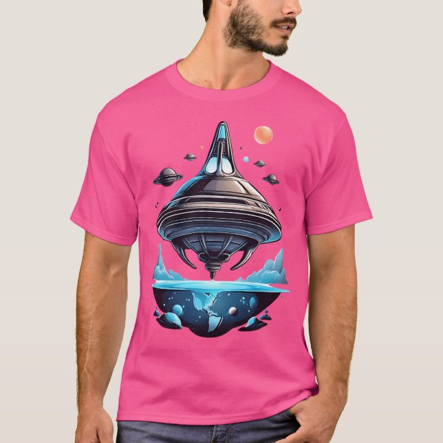 Ufo Landing T-Shirt (Vorderseite)