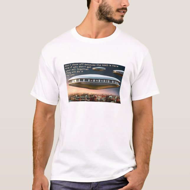 UFO (light) T - Shirt (Vorderseite)