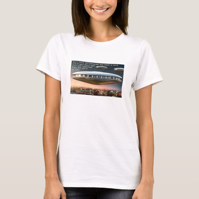 UFO (light) T - Shirt (Vorderseite)