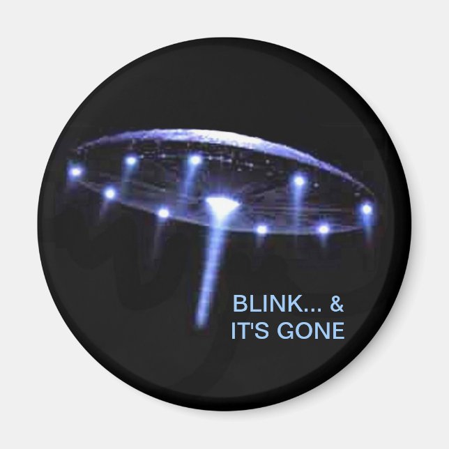 UFO Magnet, Up, Up & Away Magnet (Vorne)