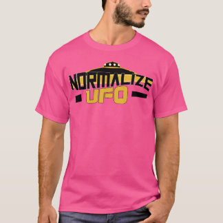 Ufo Mit Ufo Flug Normalisieren T-Shirt